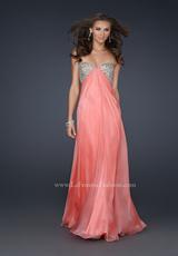 2012 La Femme Prom Dresses 17118.  Available in Coral, Electric Purple, Peacock, Sky Blue, Watermelon, White, Yellow